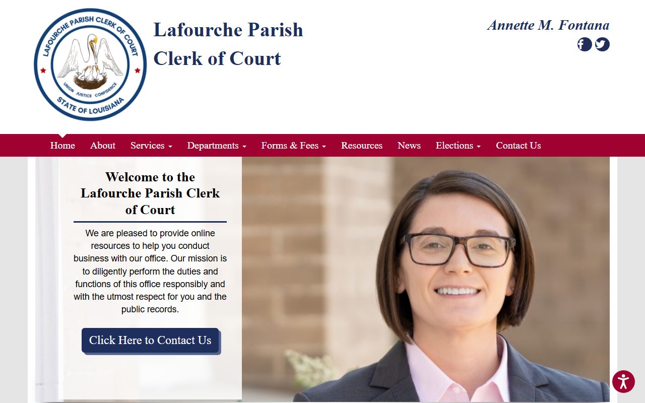 Lafourche Parish Clerk alternate site URL lafourche Parish divorce records